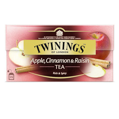 Twinings Apfel-Zimt-Rosinen-Geschmack 25 Taschen