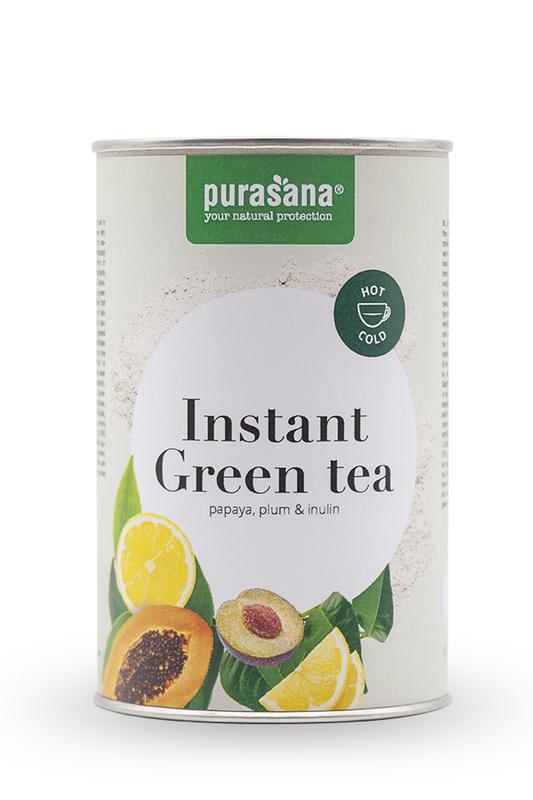 Purasana Grüner Tee Instant + Papaya-Pflaume (200 gr)