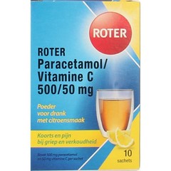 Roter Paracetamol Vitamin C (10 Beutel)