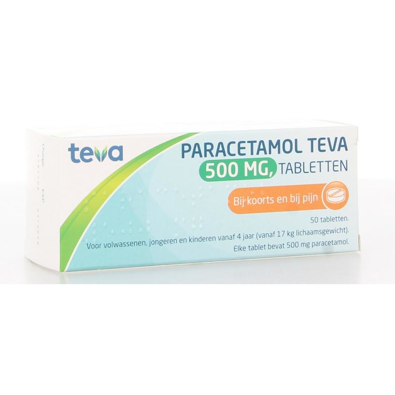 Teva Paracetamol 500 Milligramm (50 Tab)