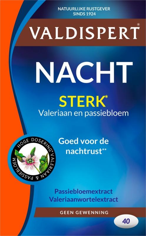 Valdispert Nacht stark (40 Dragees)