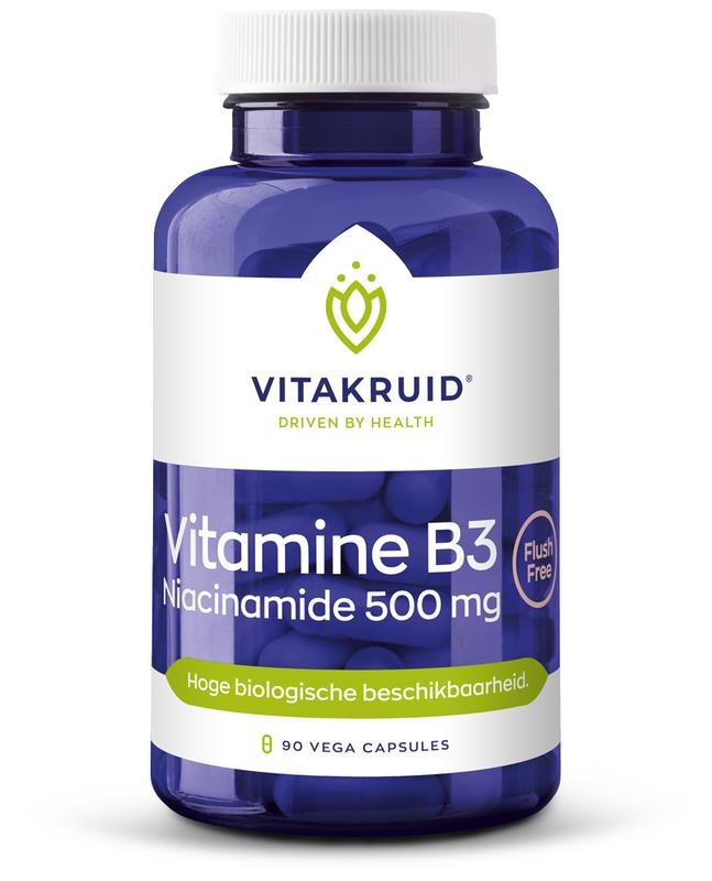 Vitakruid Vitamin B3 Niacinamid 500 mg (90 VCaps)