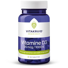 Vitakruid Vitamin D3 25 mcg / 1000 IE (120 Tabl)