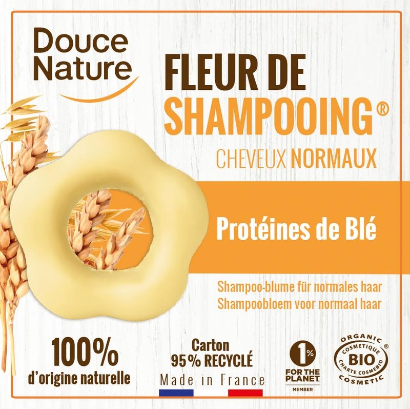 Douce Nature Douce Nature Shampoo bar normales Haar Bio (85 gr)
