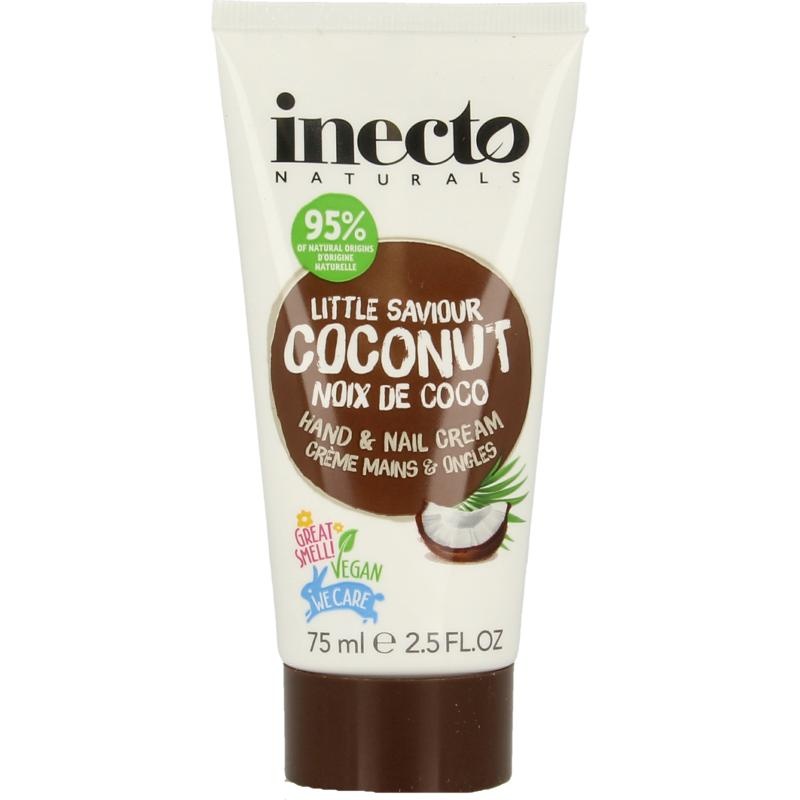 Inecto Naturals Kokos Hand- & NagelCreme (75 Ml)