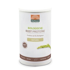 Mattisson Reisprotein natürlich vegan 80% biologisch (500 gr)