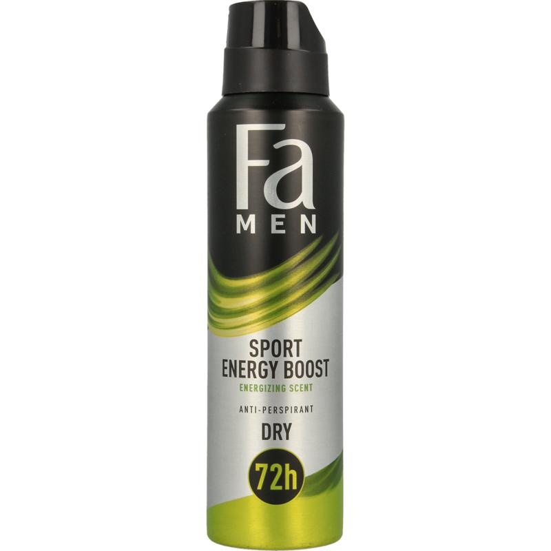 FA Men deodorant spray sport energy boost (150 Ml))