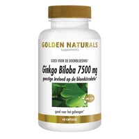 Golden Naturals Golden Naturals Ginkgo biloba 7500 mg (60 Kapseln)