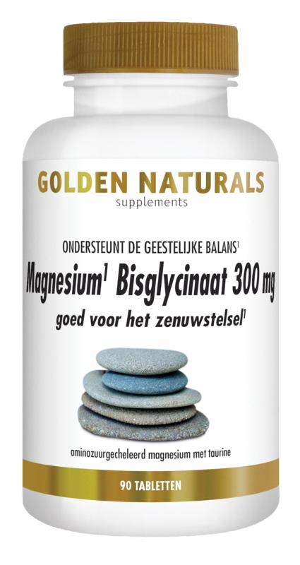 Golden Naturals Magnesiumbisglycinat 300 mg (90 Tab)