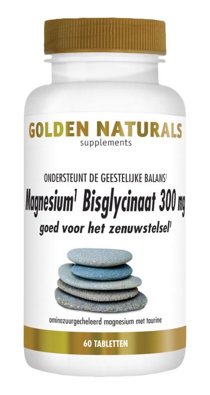 Golden Naturals Magnesiumbisglycinat 300 mg vegan (60 Tab)