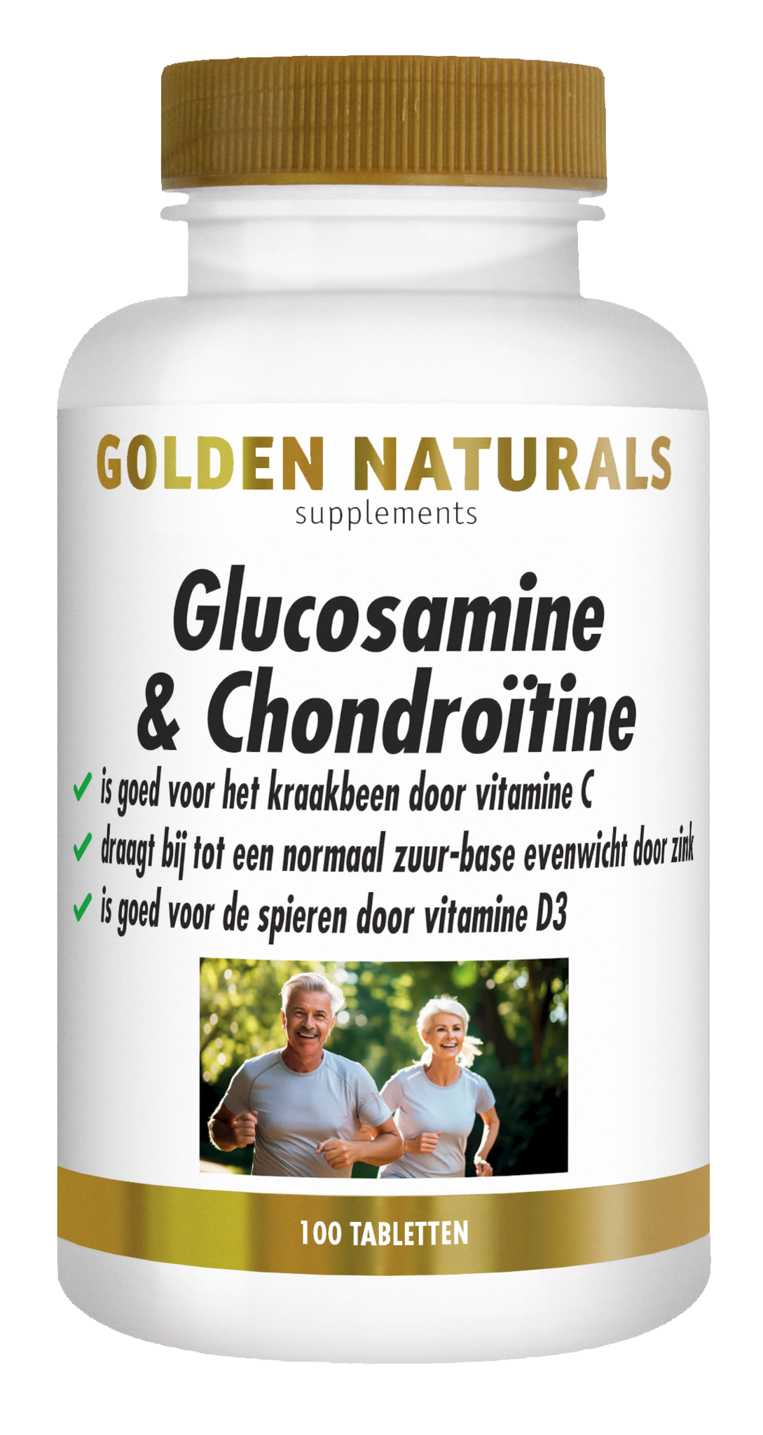 Golden Naturals Glucosamin & Chondroitin (100 Tab)