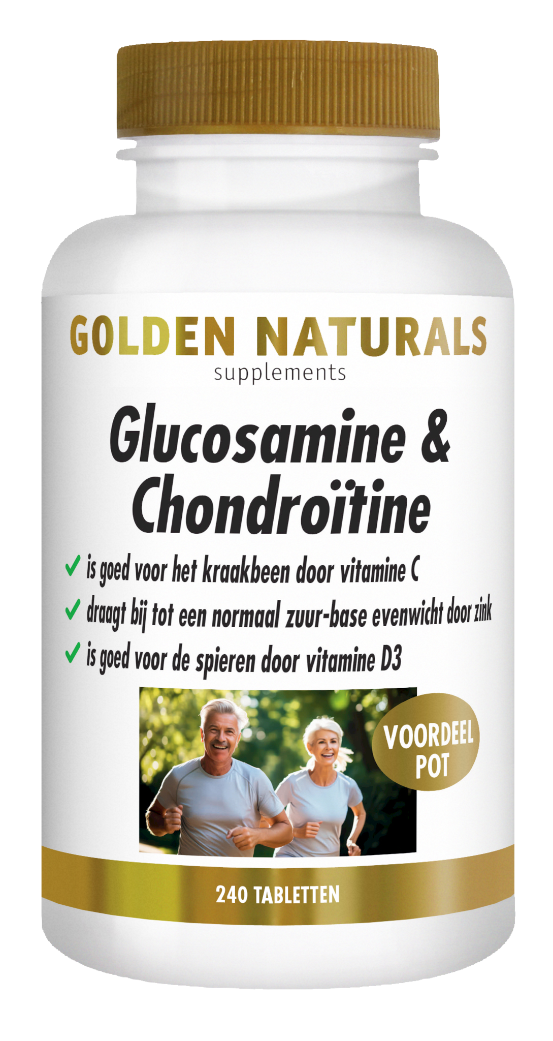Golden Naturals Glucosamin & Chondroitin (240 Tab)