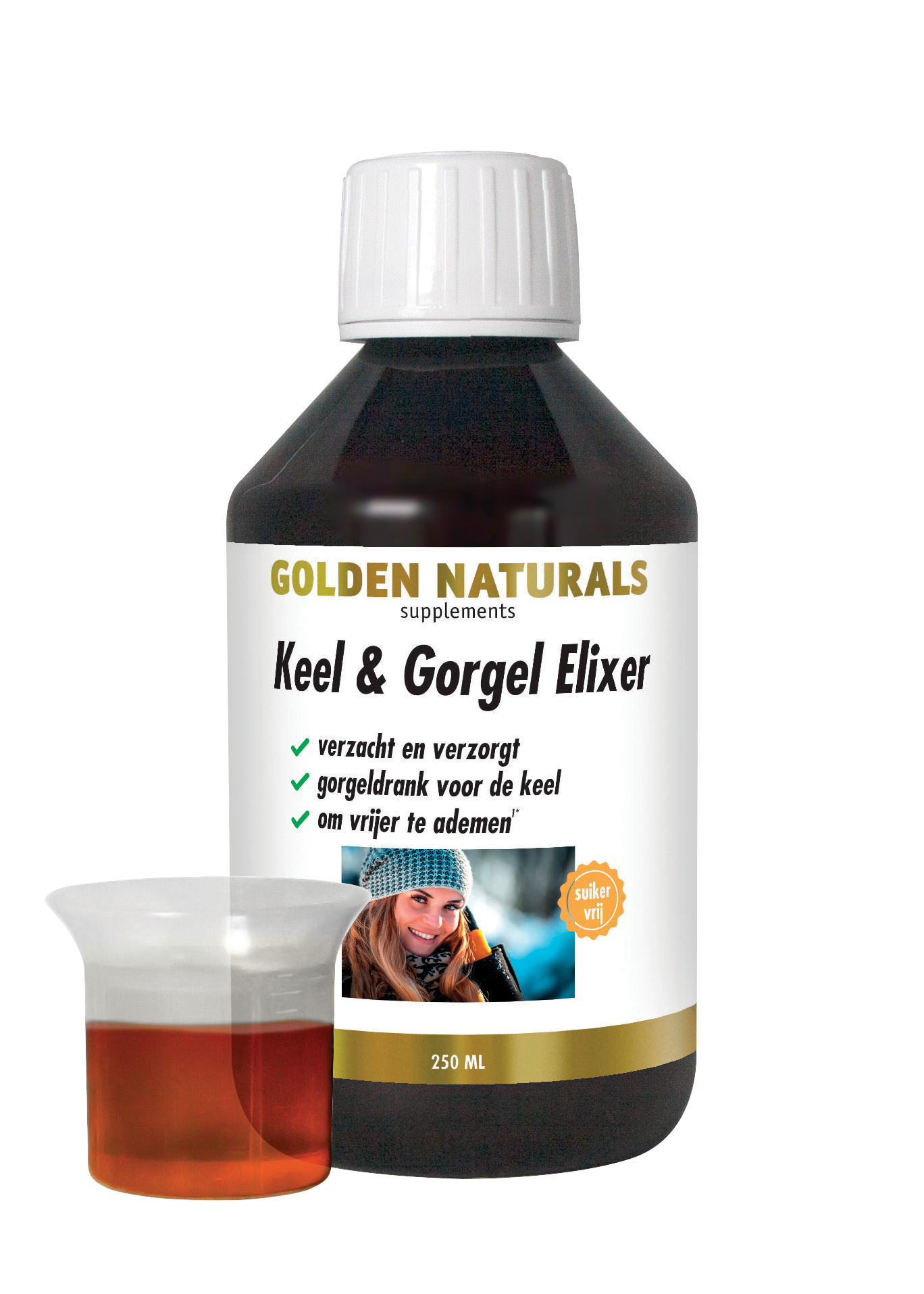 Golden Naturals Rachen- und Gurgelelixier (250 Ml)