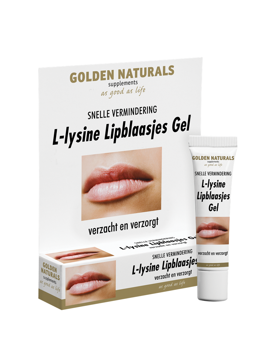 Golden Naturals L-Lysin+ Herpesbläschengel-Tube (15 Ml)