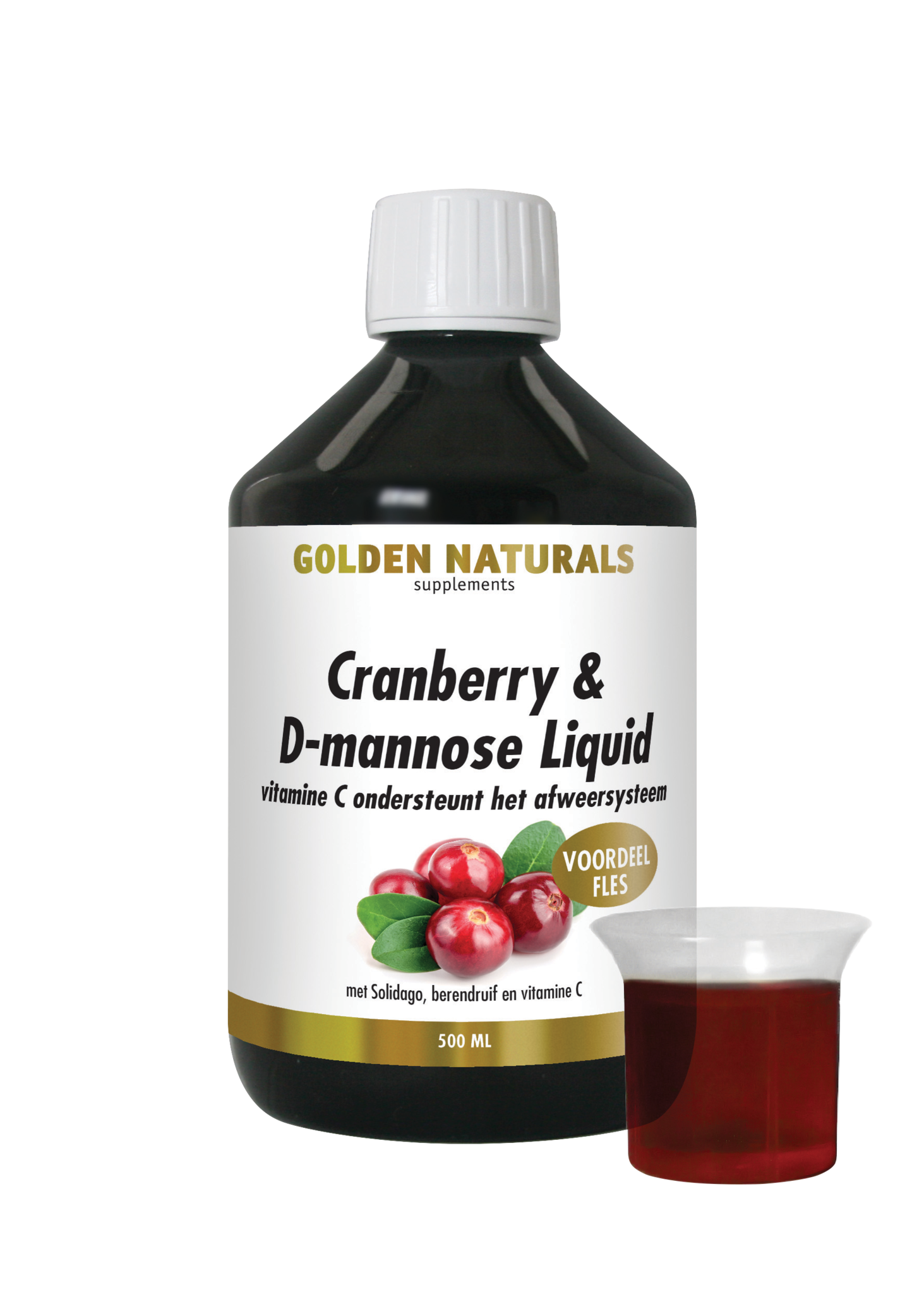 Golden Naturals Golden Naturals Cranberry- und D-Mannose-Flüssigkeit (500 Milliliter)
