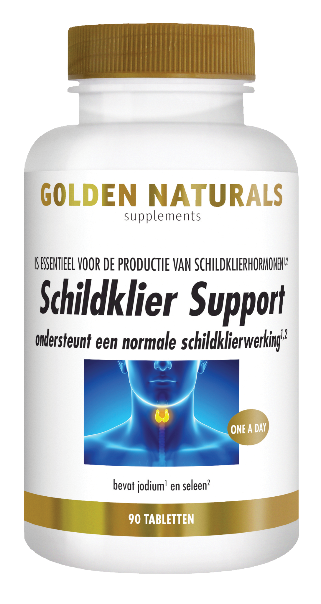 Golden Naturals Schilddrüsenunterstützung (90 Tab)