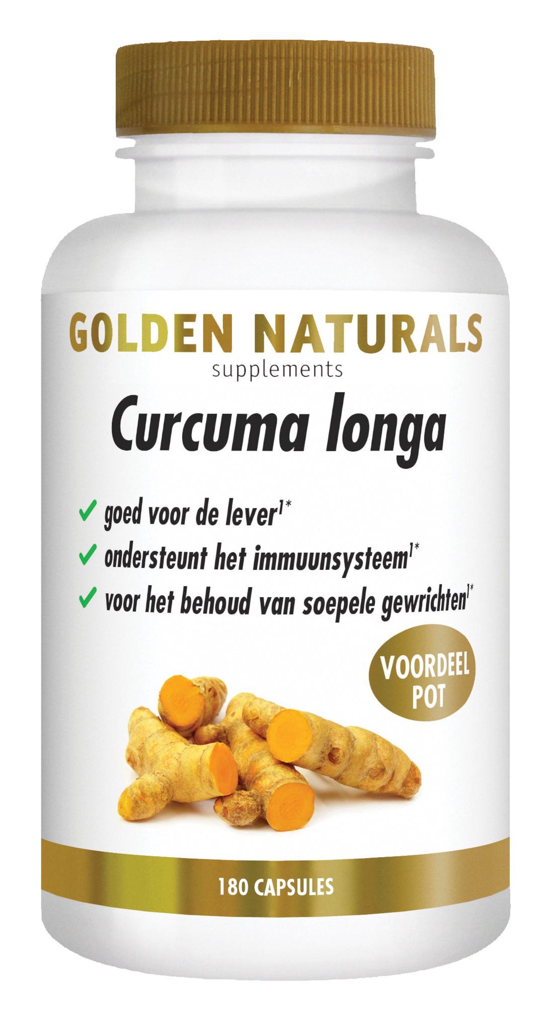 Golden Naturals Kurkuma longa (180 VCaps)