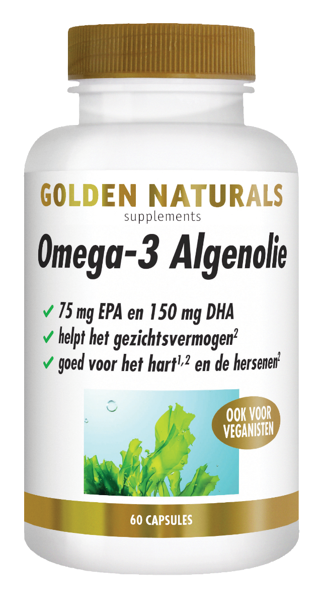 Golden Naturals Golden Naturals Omega-3-Algenöl-Flüssigkapseln (60 Kapseln)