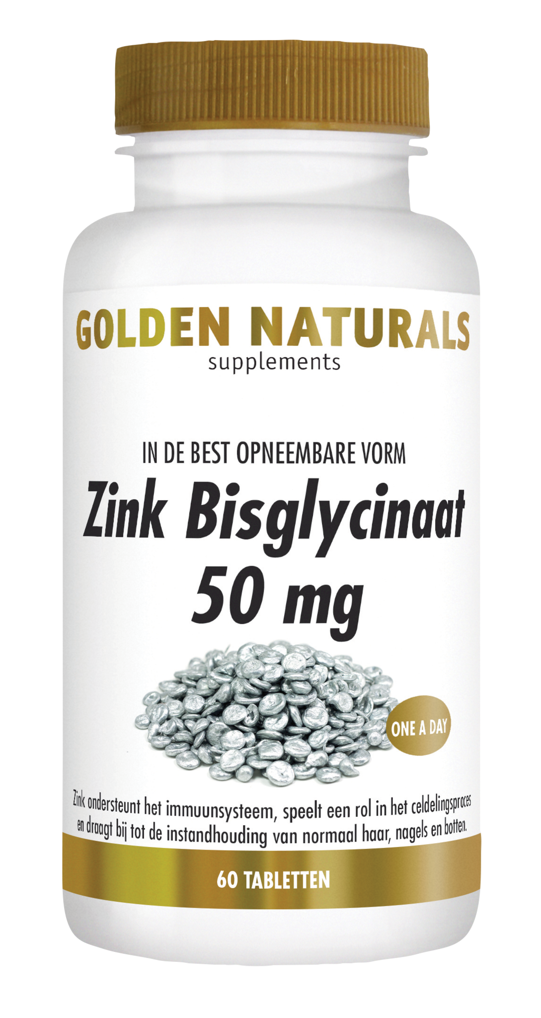 Golden Naturals Golden Naturals Zinkbisglycinat 50 mg (60 Tabletten)