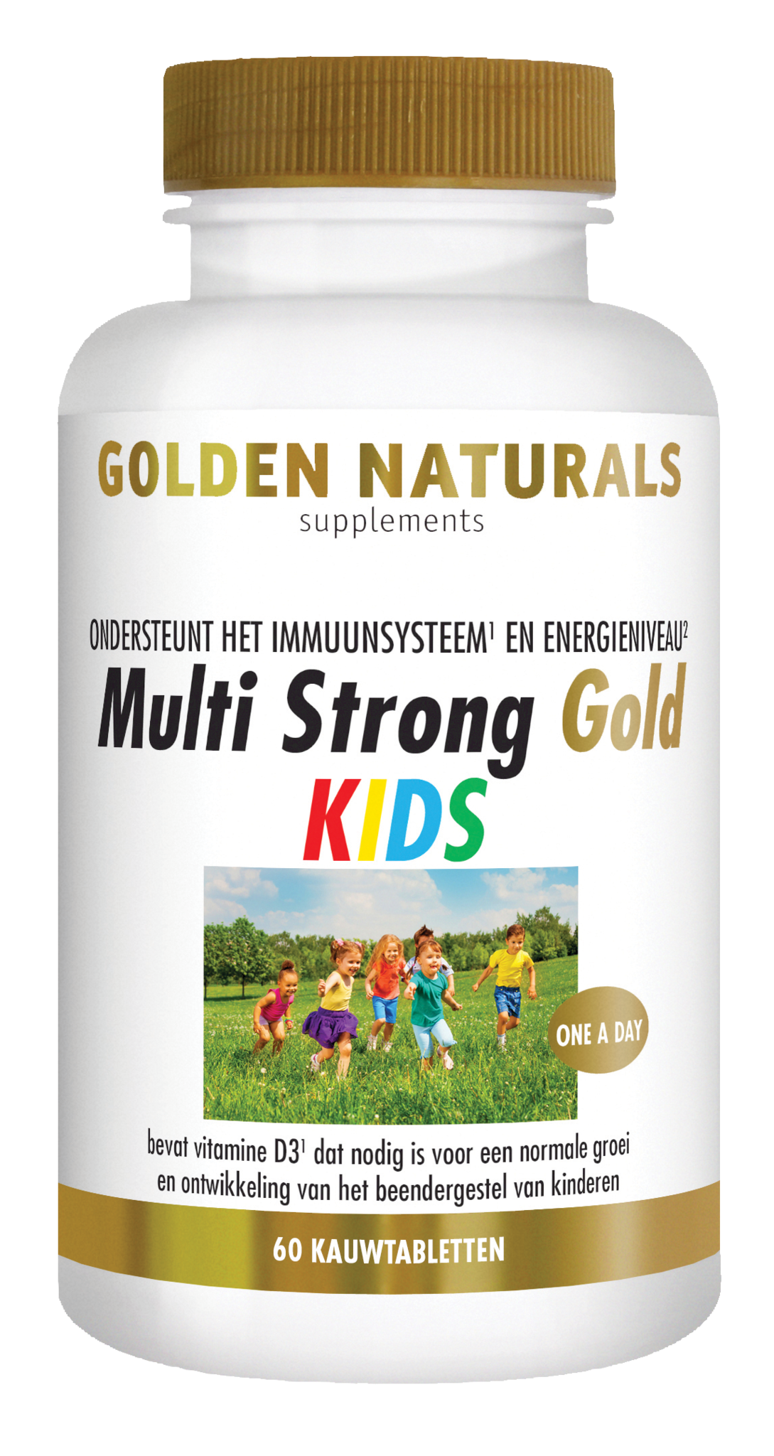 Golden Naturals Golden Naturals Multi Strong Gold Kids (60 Kautabletten)