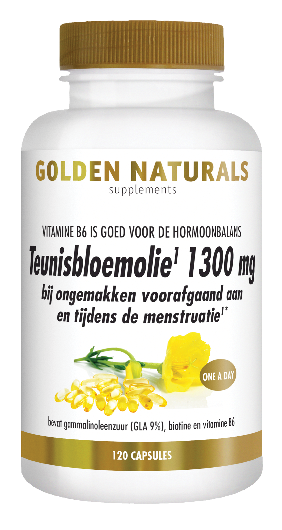 Golden Naturals Nachtkerzenöl 1300 mg (120 Caps)