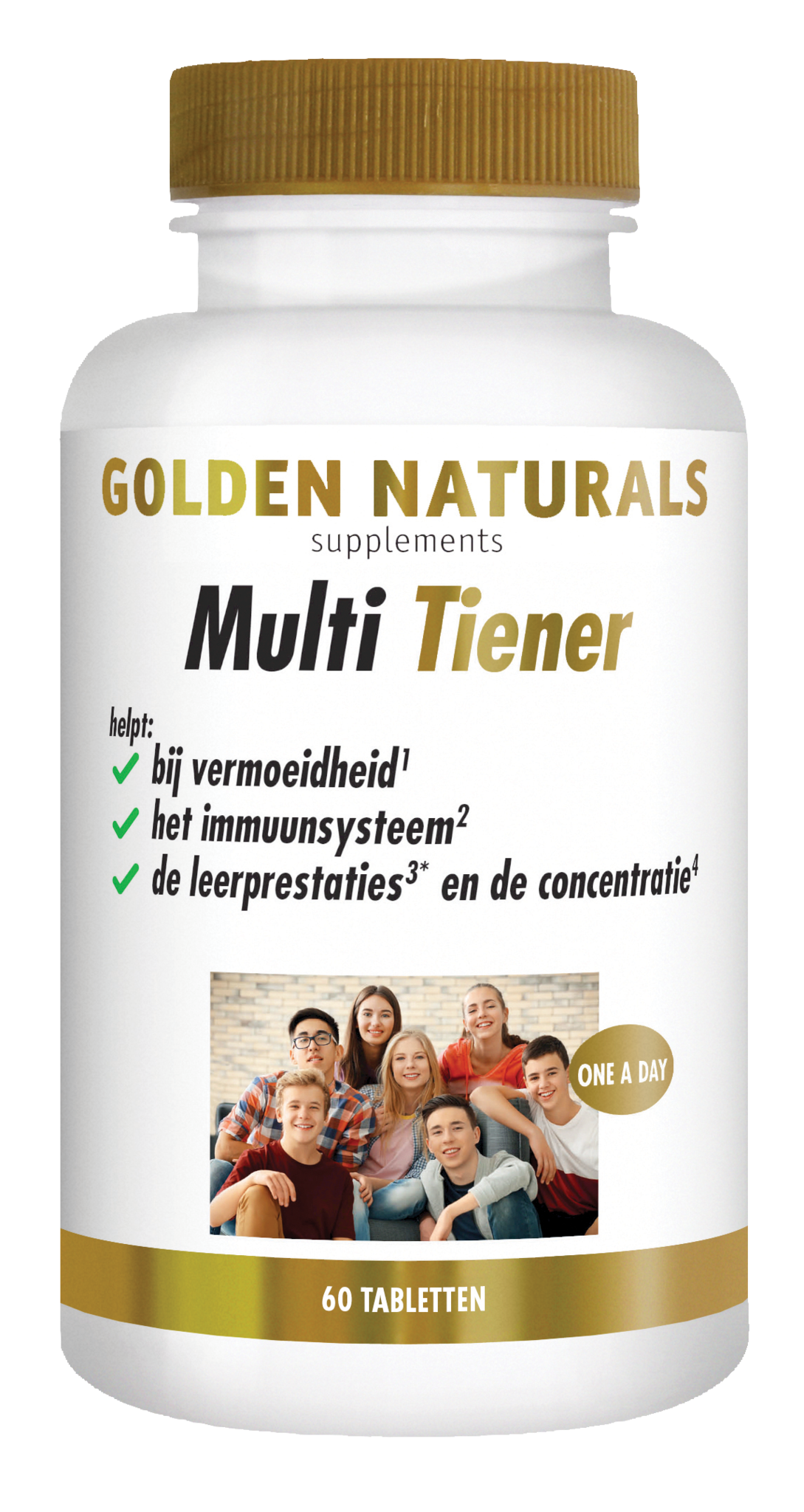 Golden Naturals Golden Naturals Multi Teen (60 Tabletten)