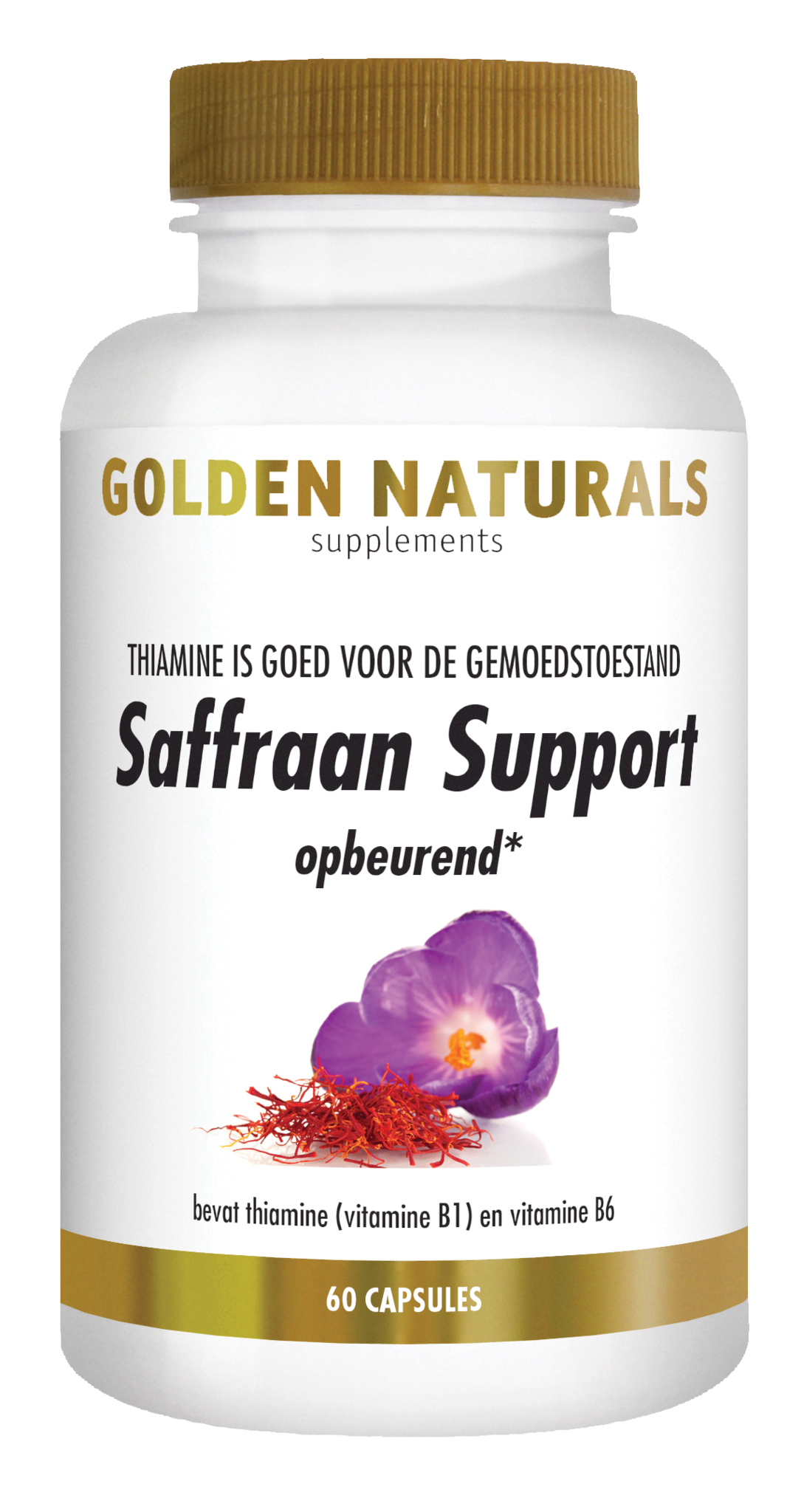 Golden Naturals Safranunterstützung (60 Caps)