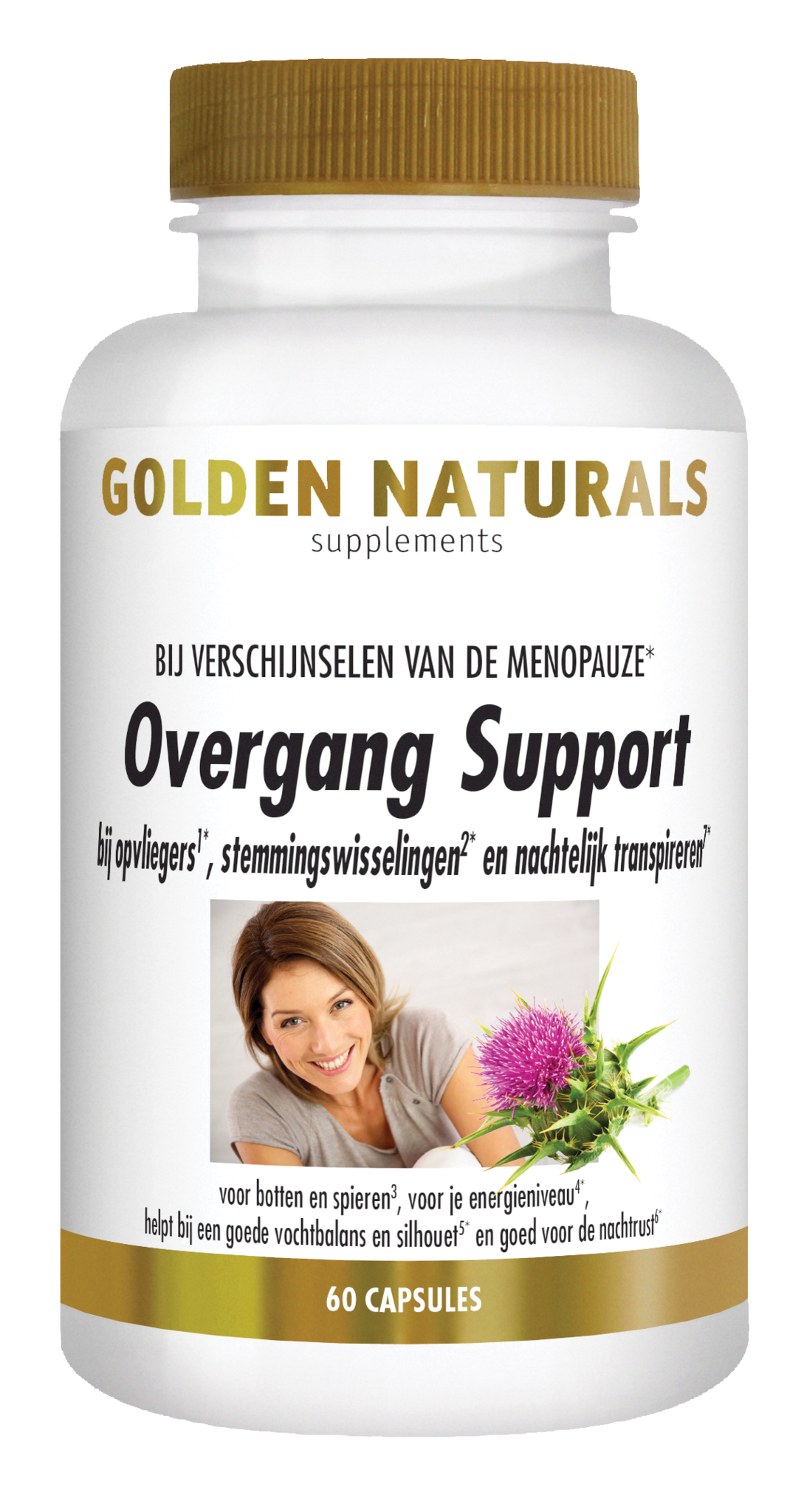 Golden Naturals Golden Naturals Unterstützung der Wechseljahre (60 vegetarische Kapseln)