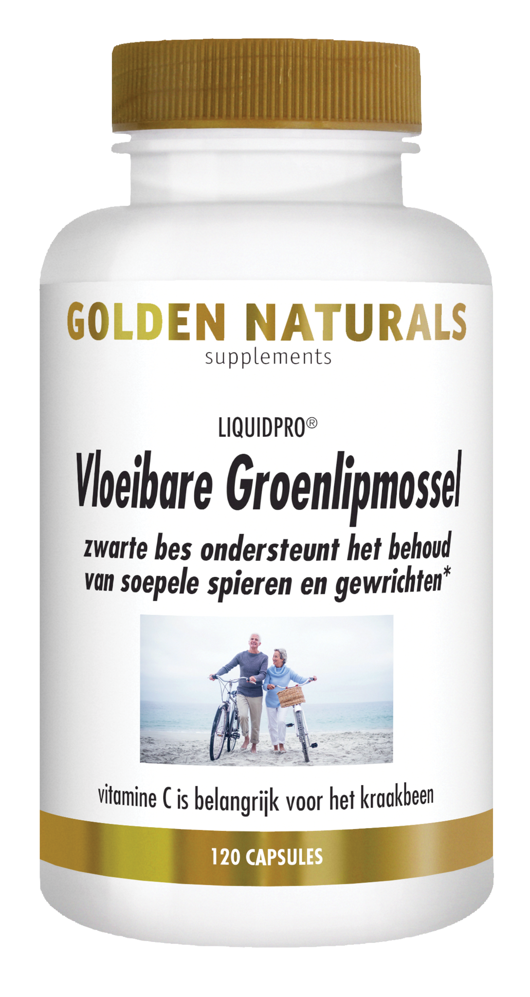 Golden Naturals Flüssige Grünlippmuschel (120 Caps)