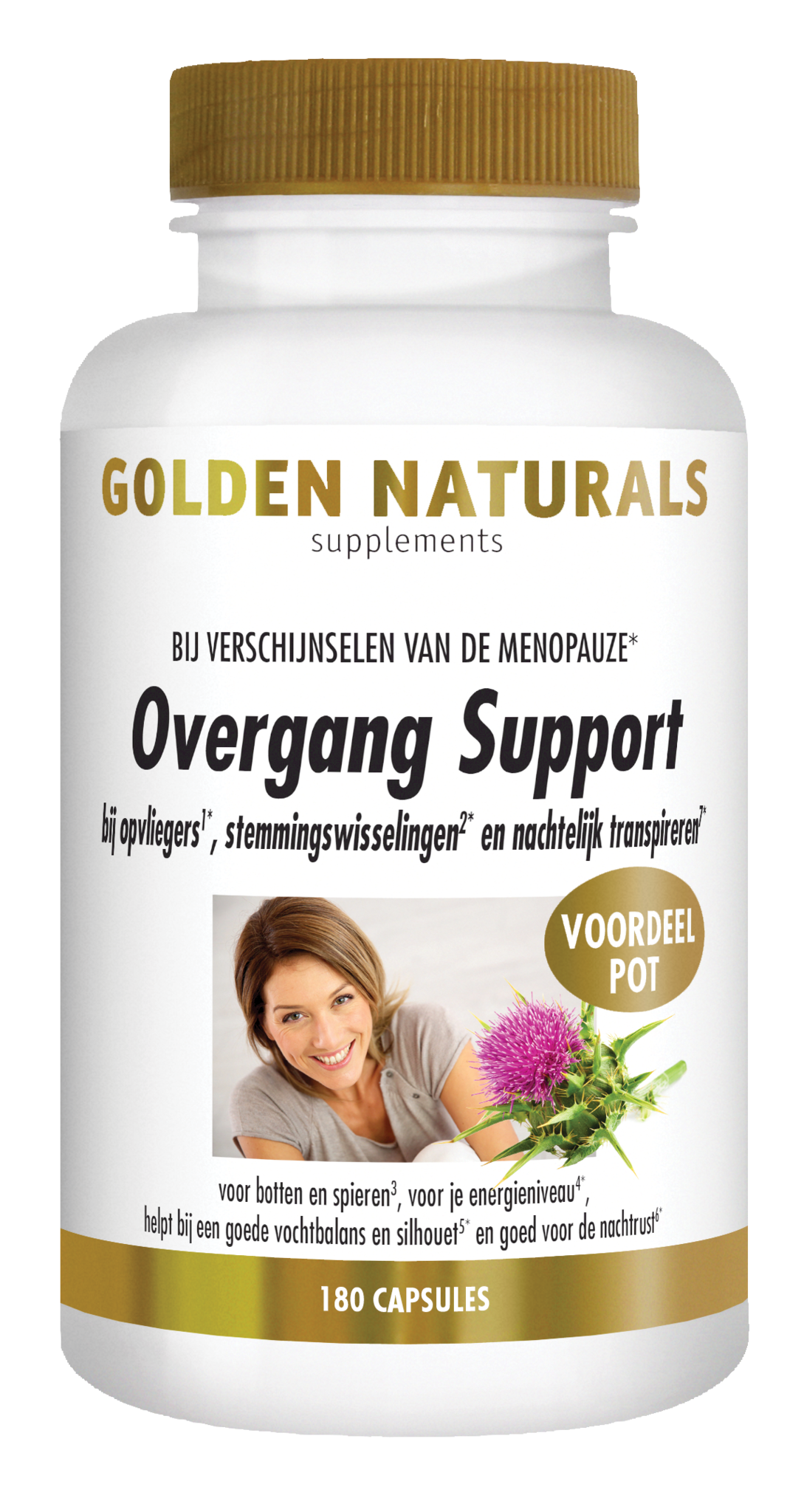Golden Naturals Unterstützung der Wechseljahre (180 VCaps)