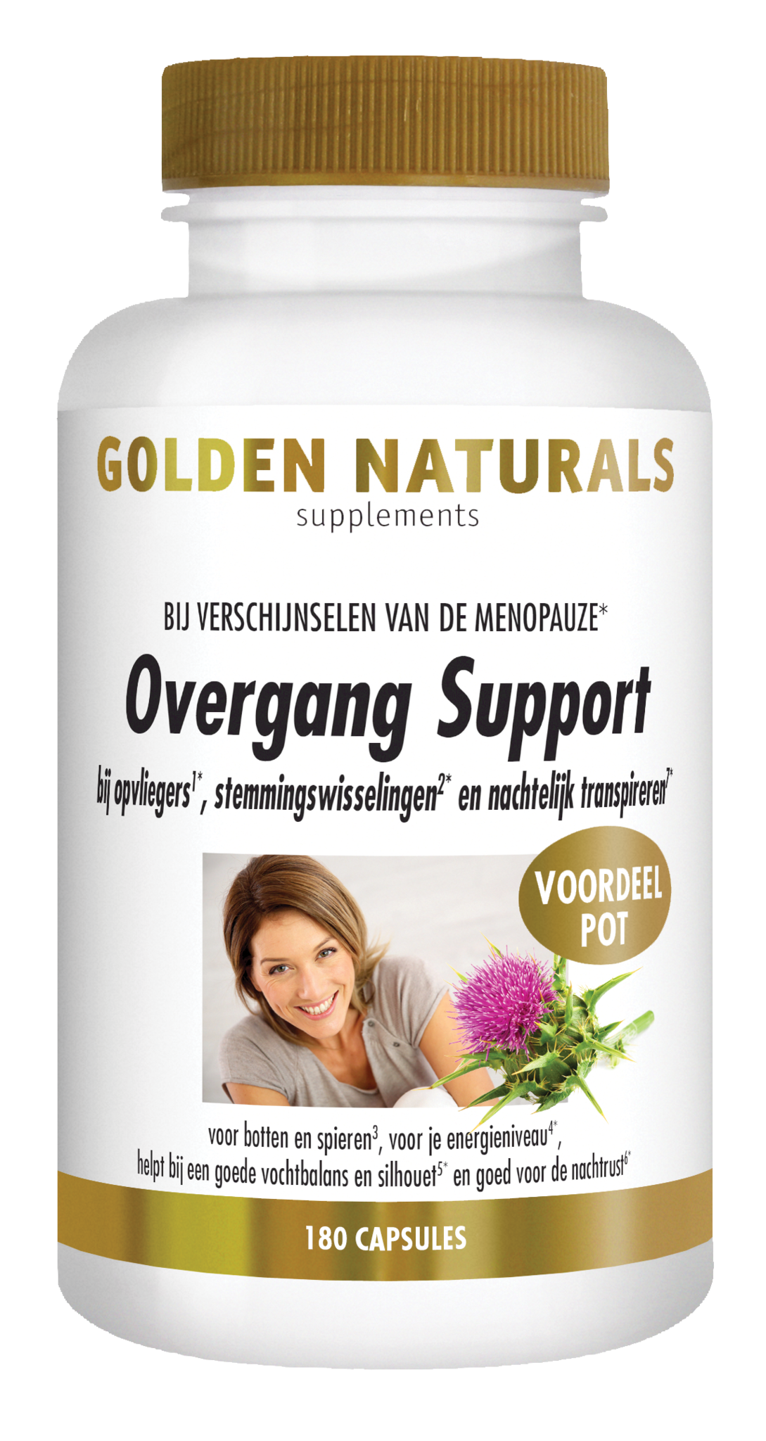 Golden Naturals Golden Naturals Unterstützung der Wechseljahre (180 vegetarische Kapseln)