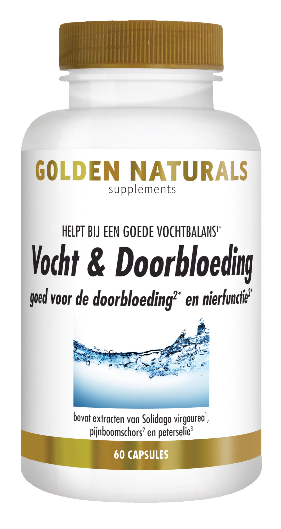 Golden Naturals Feuchtigkeit & Durchblutung (60 Caps)