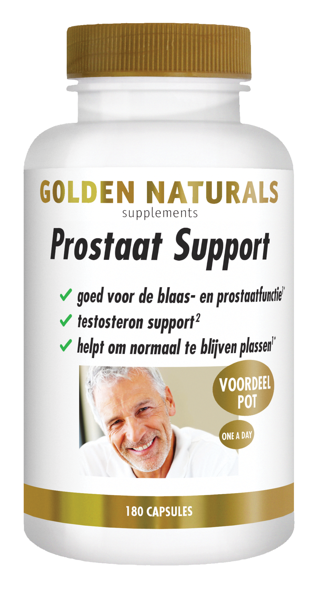 Golden Naturals Prostataunterstützung (180 Caps)