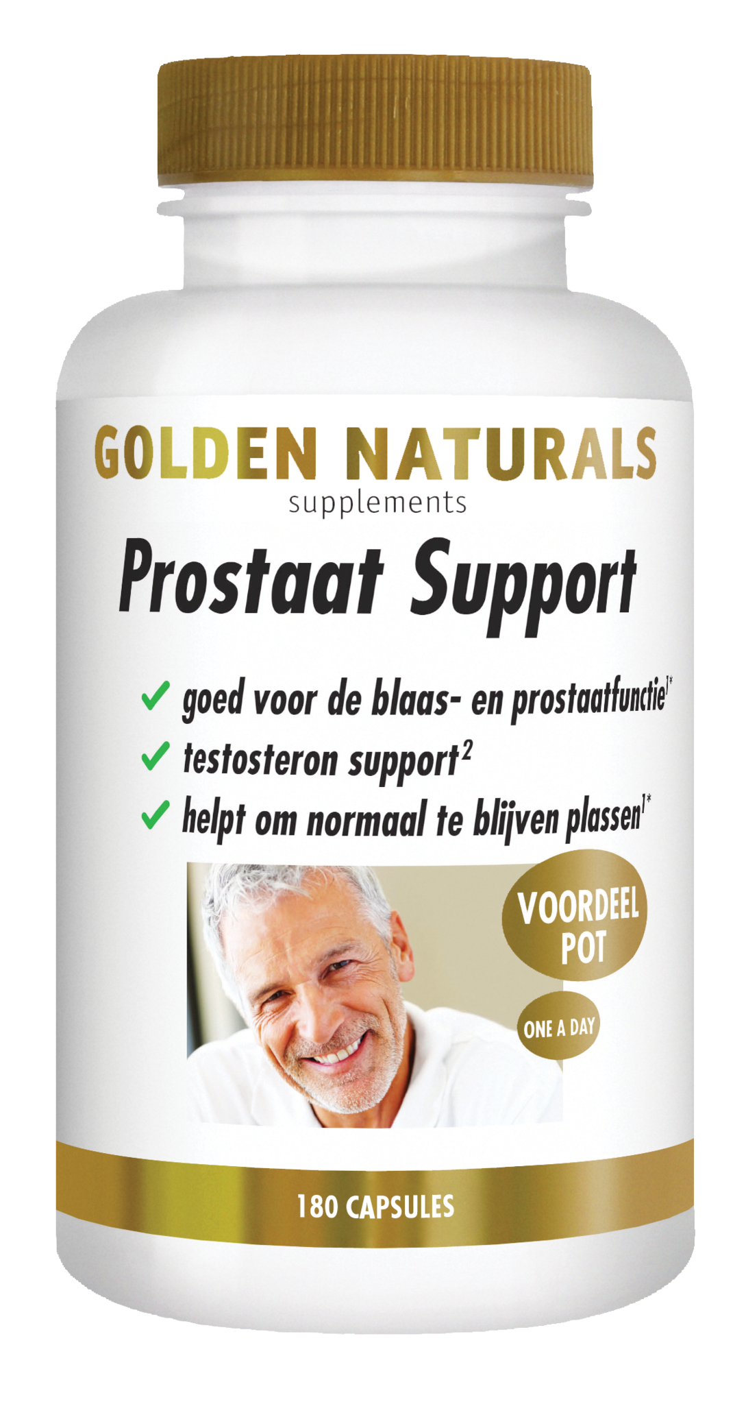 Golden Naturals Golden Naturals Prostataunterstützung (180 Kapseln)