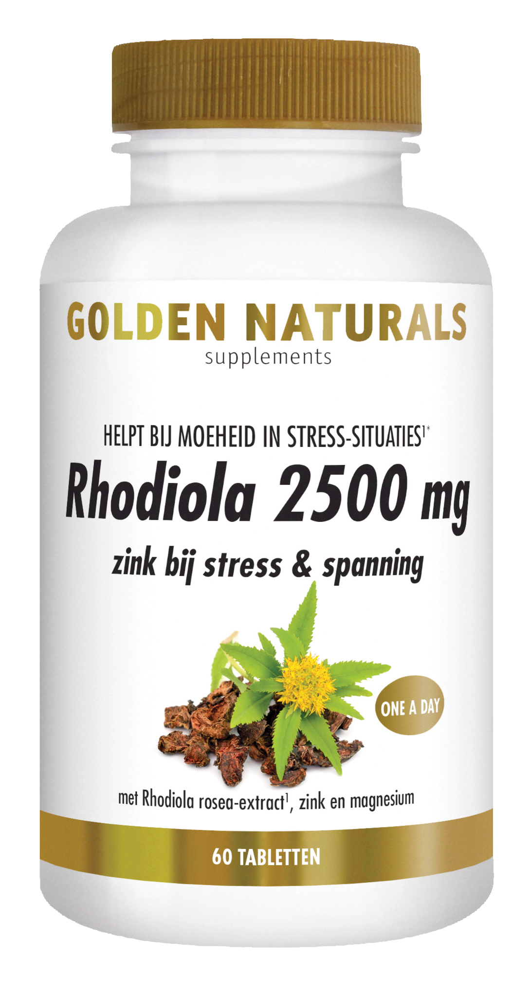 Golden Naturals Golden Naturals Rhodiola 2500 mg (60 Tabletten)