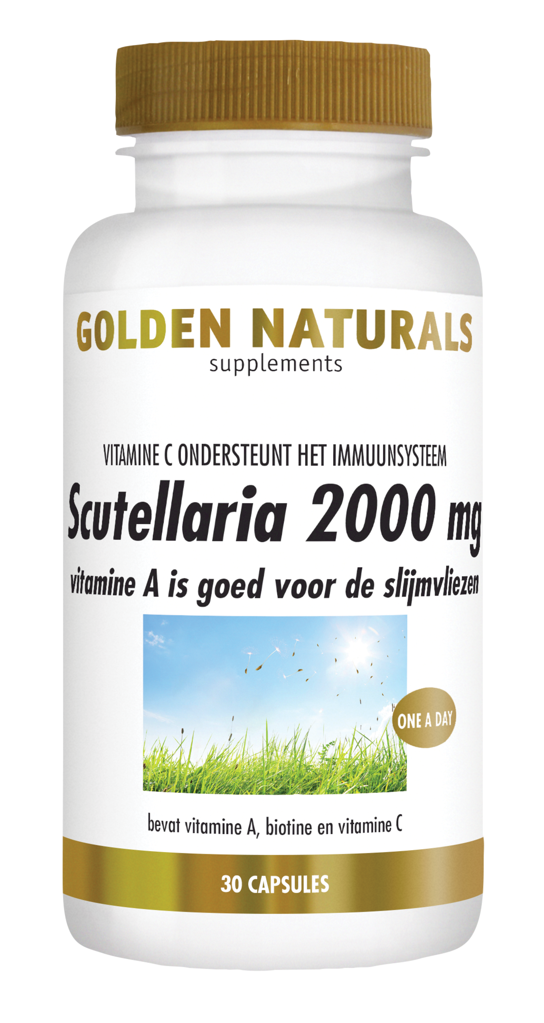 Golden Naturals Scutellaria 2000 mg (30 Caps)