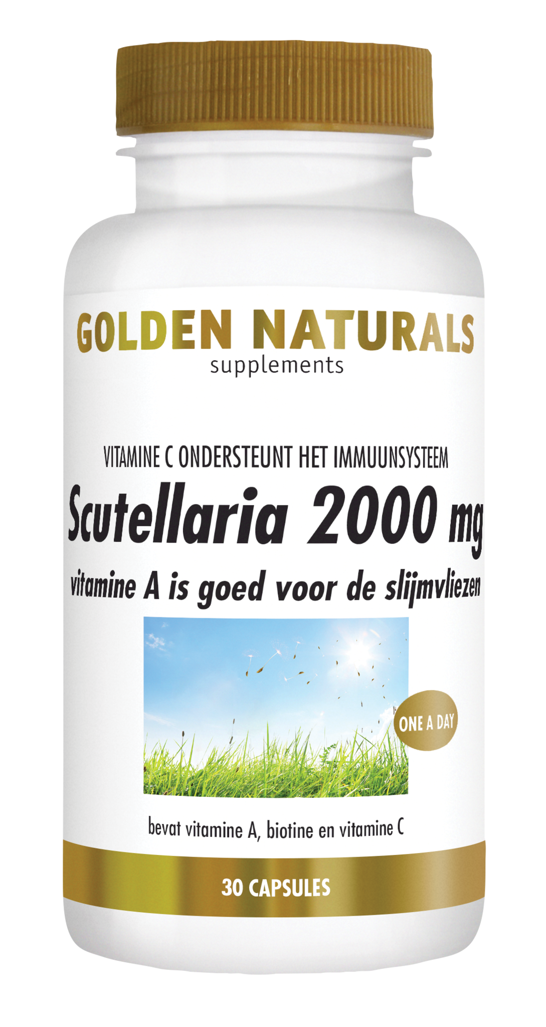 Golden Naturals Golden Naturals Scutellaria 2000 mg (30 Kapseln)