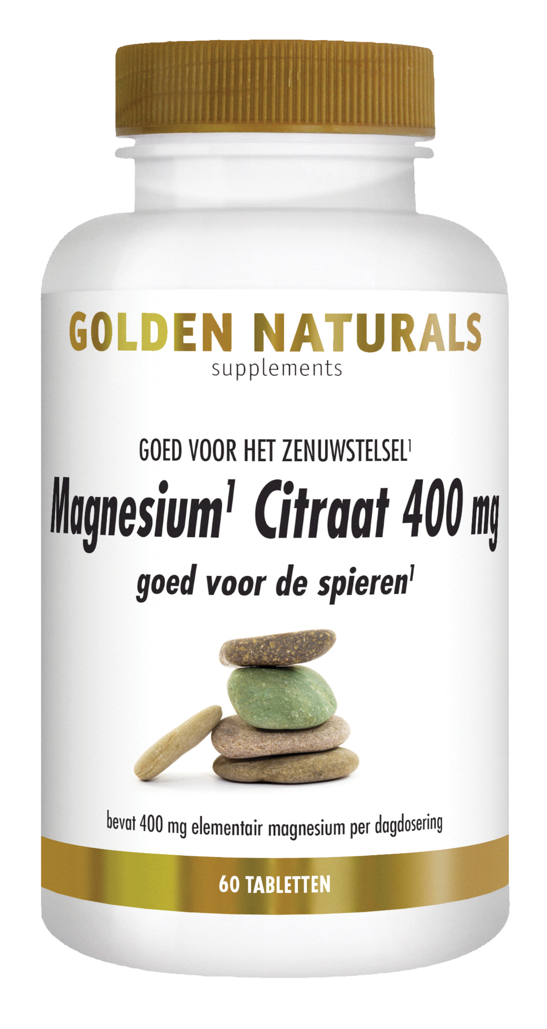 Golden Naturals Magnesiumcitrat 400 mg (60 Tab)