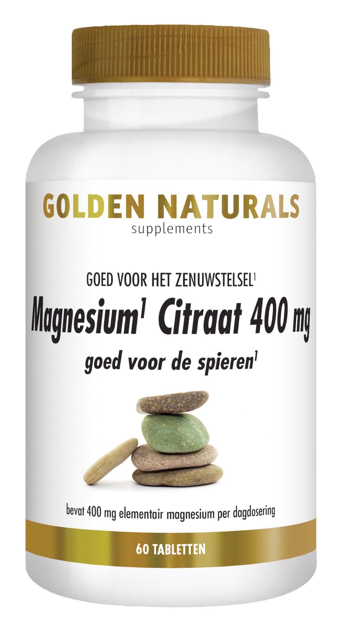 Golden Naturals Golden Naturals Magnesiumcitrat 400 mg (60 Tabletten)