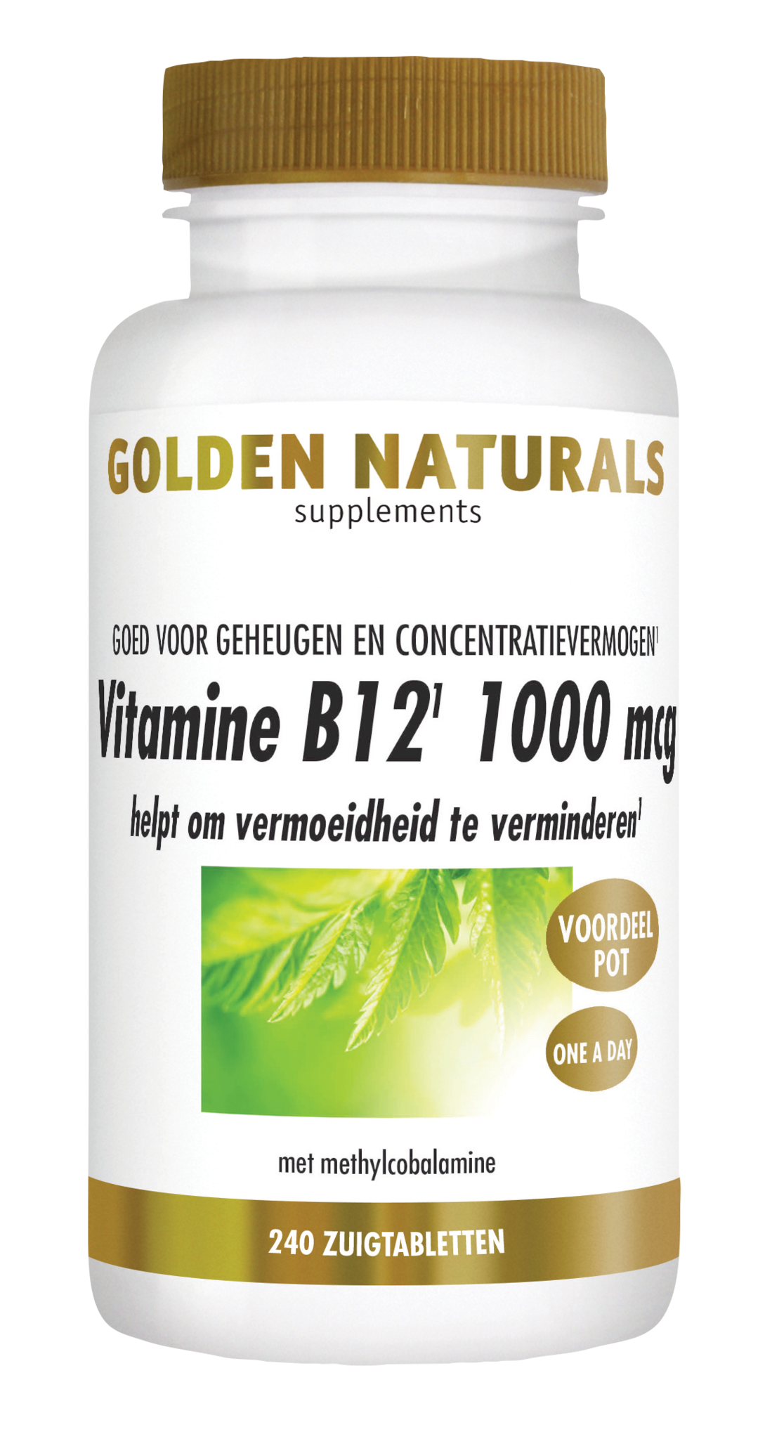 Golden Naturals Golden Naturals Vitamin B12 1000mcg vegan (240 Lutschtabletten)