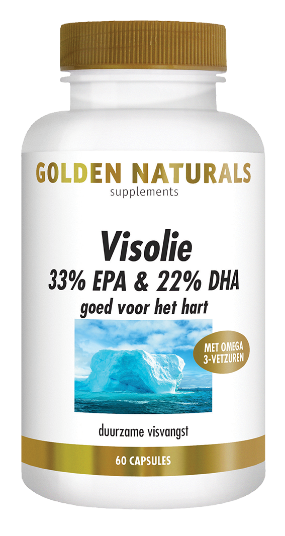 Golden Naturals Fischöl 33 % EPA 22 % DHA (60 Caps)