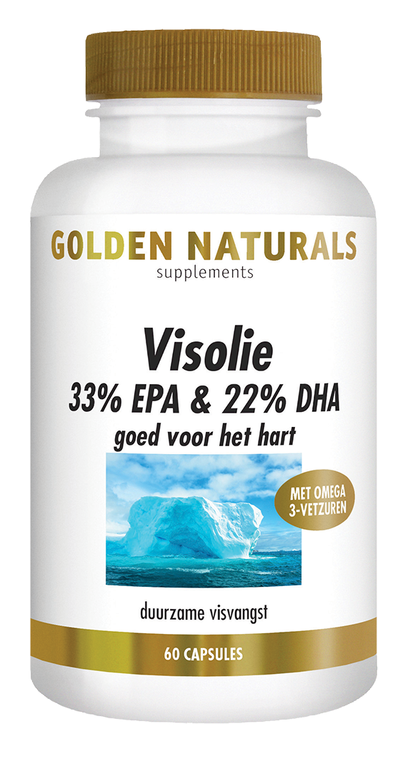 Golden Naturals Golden Naturals Fischöl 33 % EPA 22 % DHA (60 Kapseln)