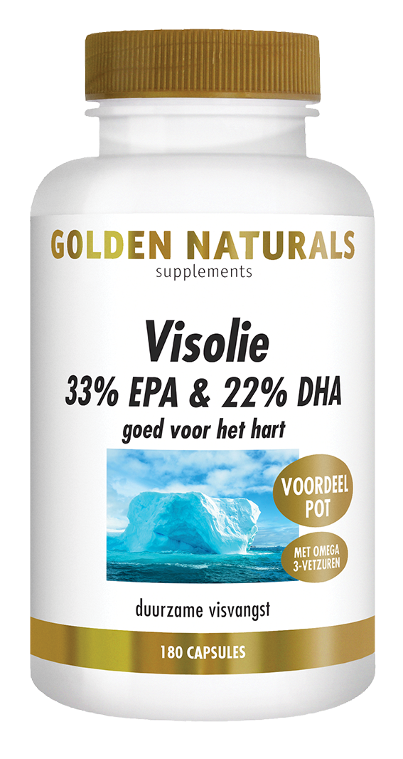 Golden Naturals Fischöl 33 % EPA 22 % DHA (180 Caps)