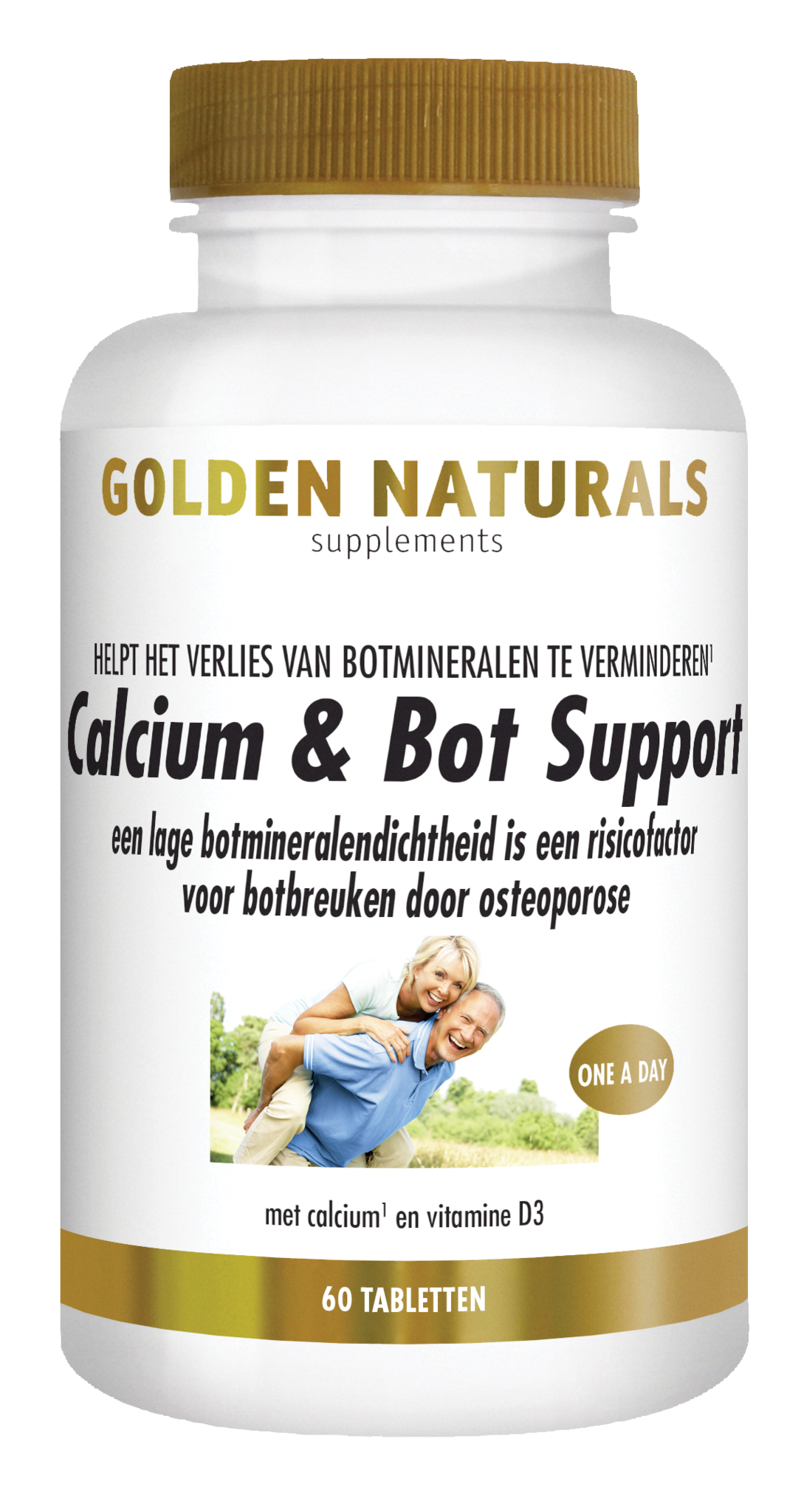 Golden Naturals Kalzium- und Knochenunterstützung (60 Tab)