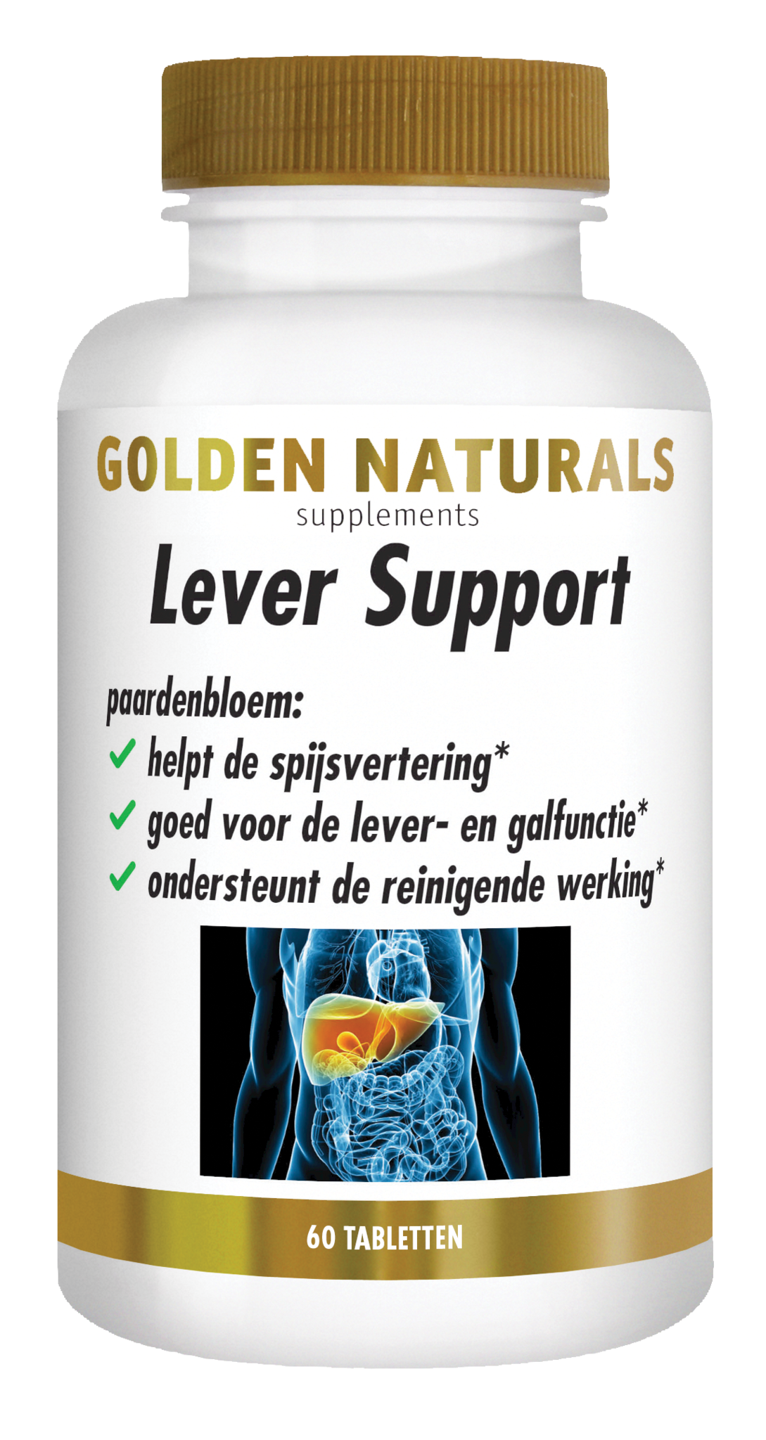 Golden Naturals Golden Naturals Lieferunterstützung (60 Tablets)