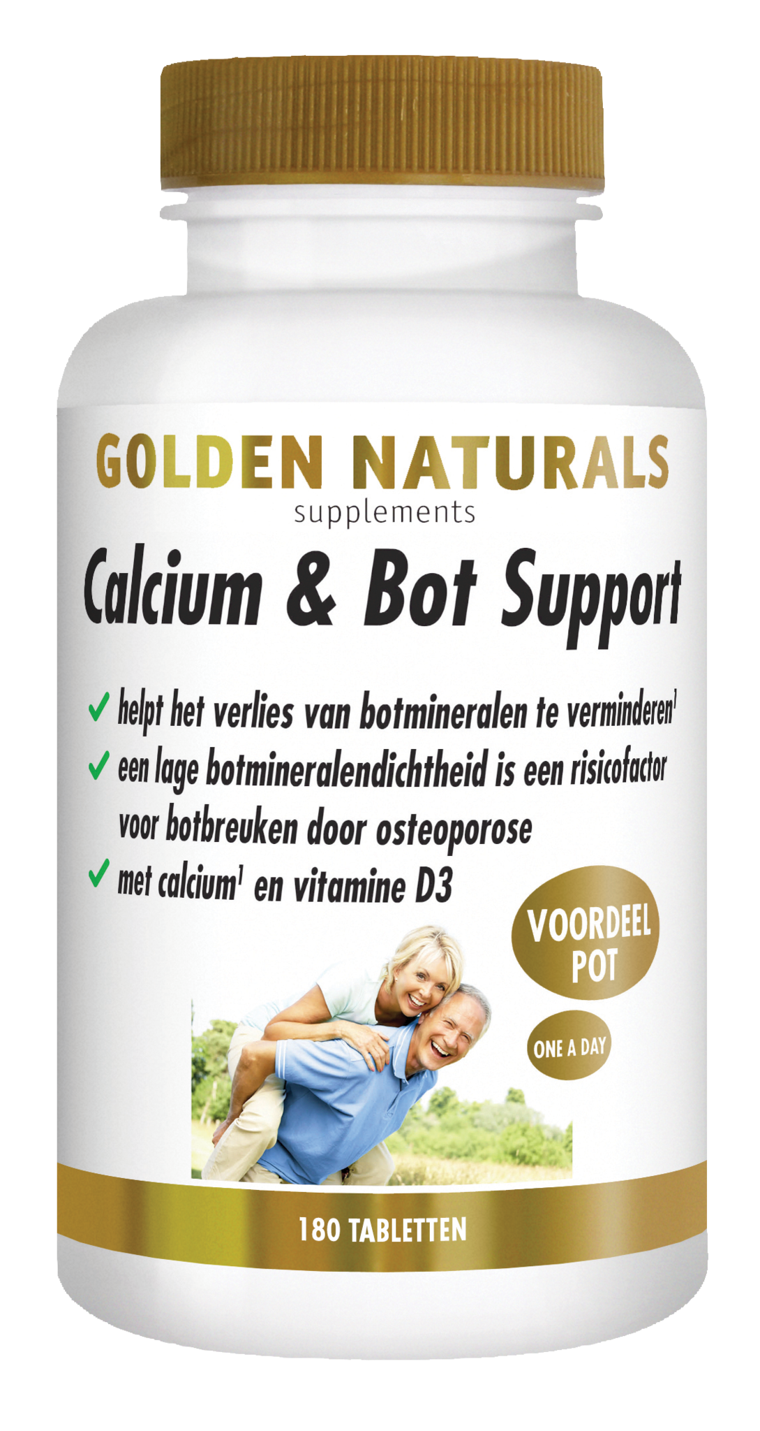 Golden Naturals Golden Naturals Kalzium- und Knochenunterstützung (180 Tabletten)
