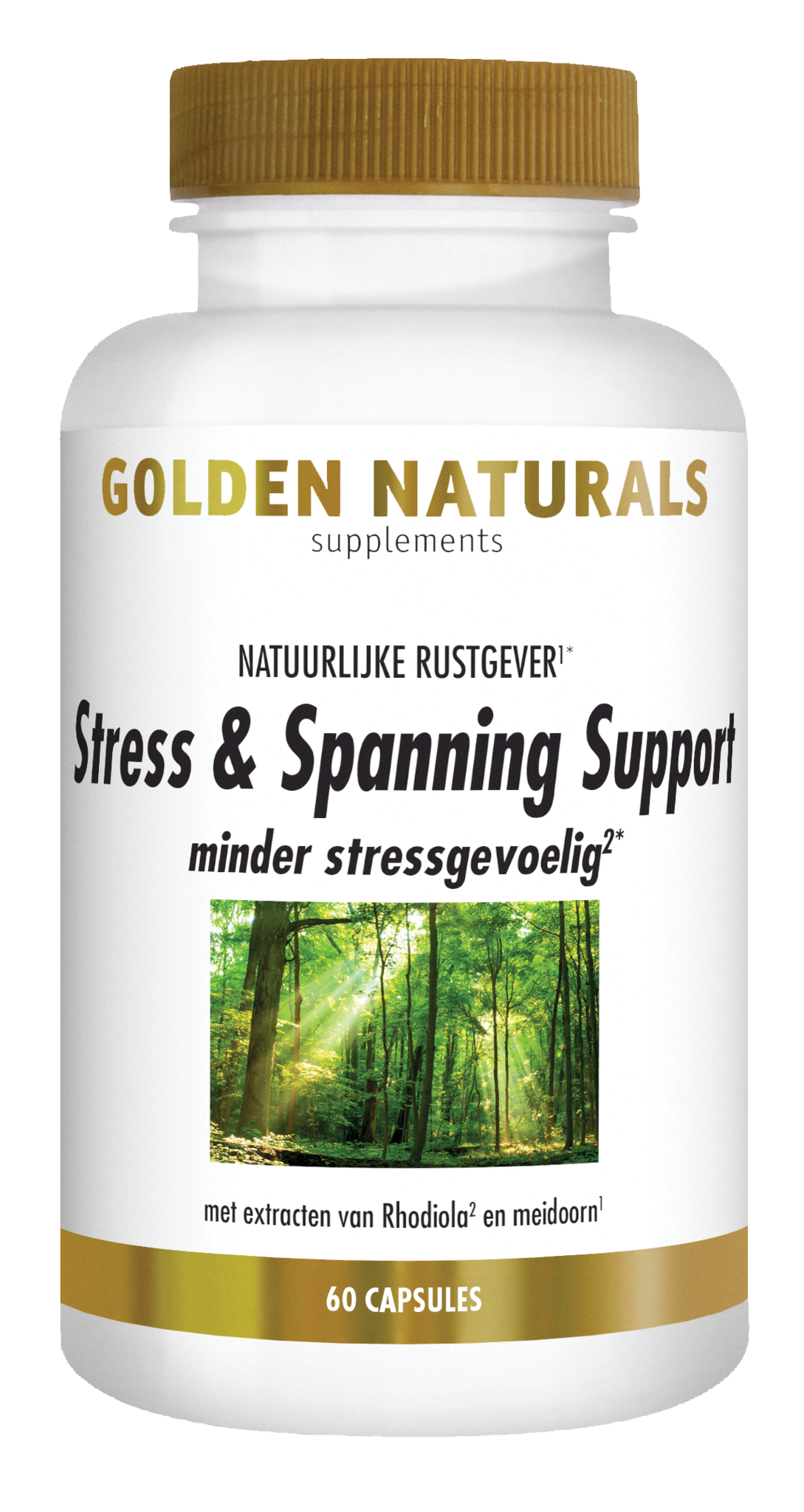 Golden Naturals Stress- und Anspannungsunterstützung (60 VCaps)