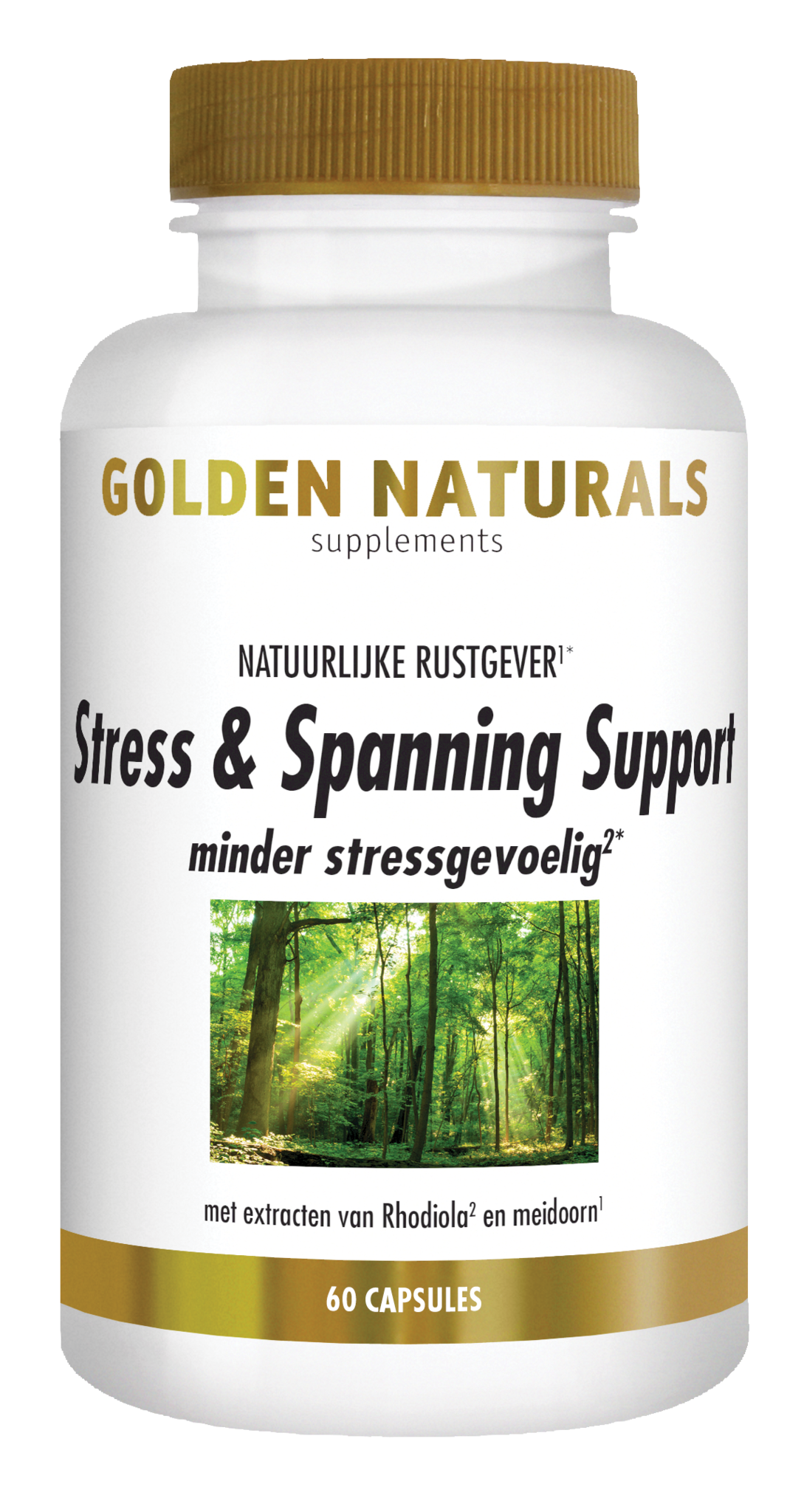 Golden Naturals Golden Naturals Stress- und Anspannungsunterstützung (60 vegetarische Kapseln)