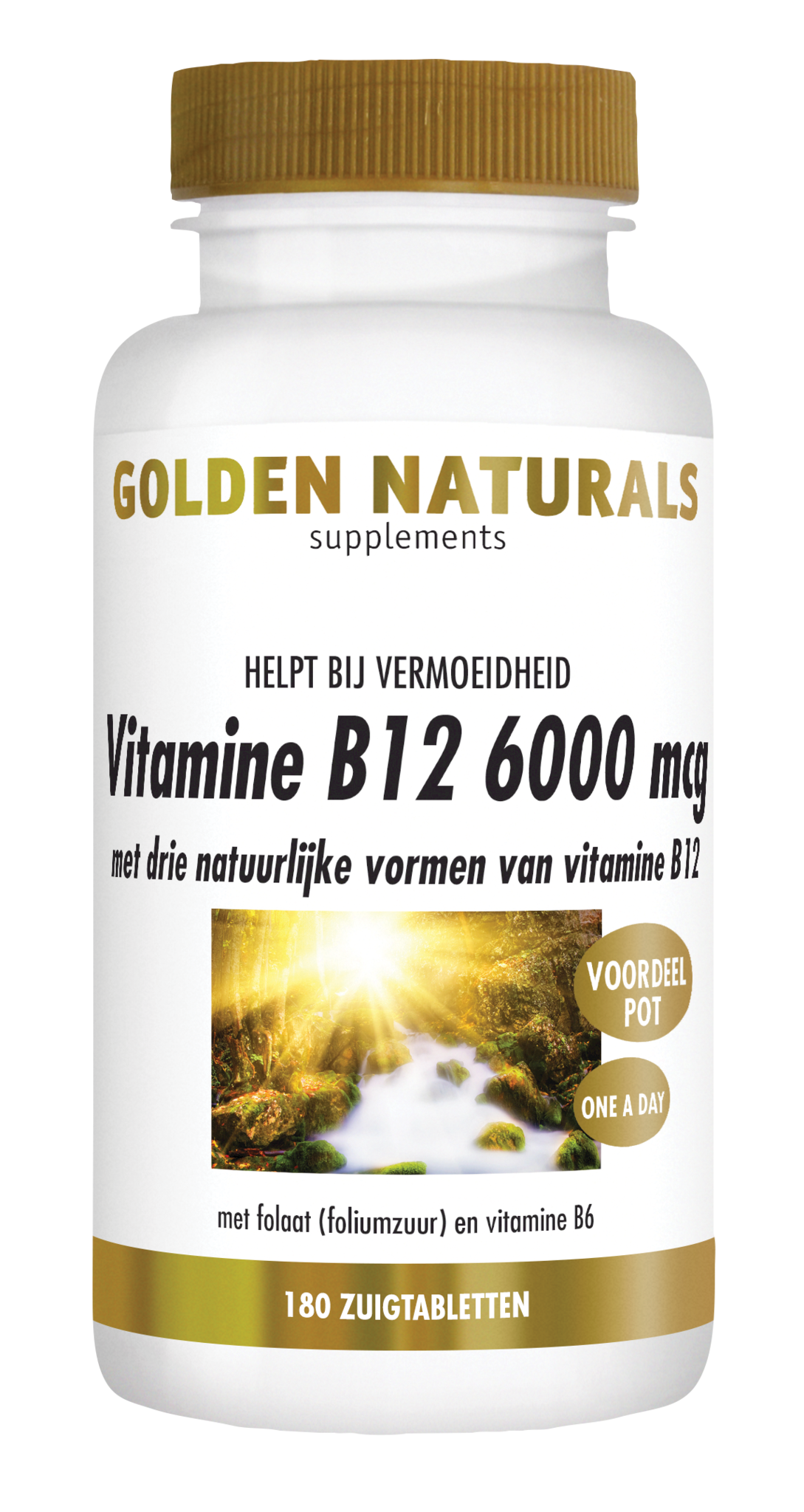 Golden Naturals Vitamin B12 6000µg (180 Lutschtab)
