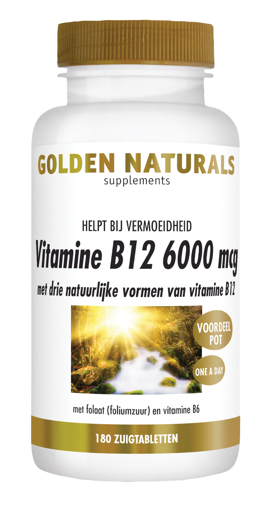 Golden Naturals Golden Naturals Vitamin B12 6000mcg (180 Lutschtabletten)
